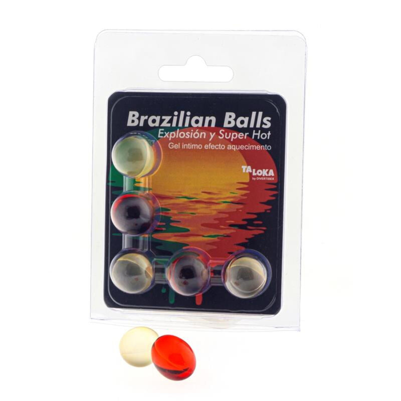 TALOKA - 5 BRAZILIAN SPHERES EXCITING GEL SUPER HOT EFFECT