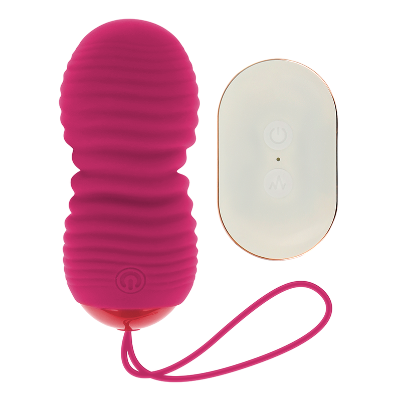 OHMAMA - TÉLÉCOMMANDE EGG 7 MODES HAUT ET BAS ROSE