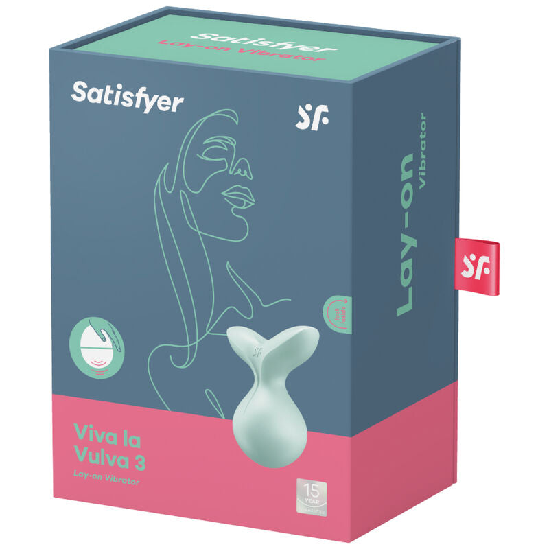 SATISFYER - VIBRATEUR VIVA LA VULVA 3 LAY-ON VIOLET