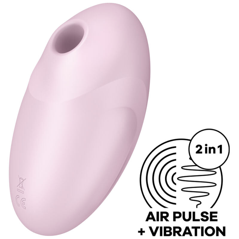 SATISFYER - STIMOLATORE E VIBRATORE VULVA LOVER 3 NERO