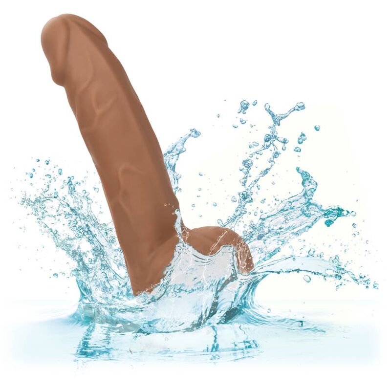 CALEXOTICS - CLOUS EN SILICONE 15,24 CM MARRON