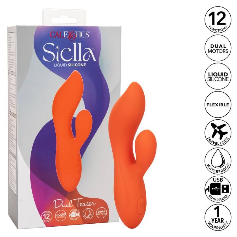 CALEXOTICS - STELLA DOUBLE TEASER ORANGE