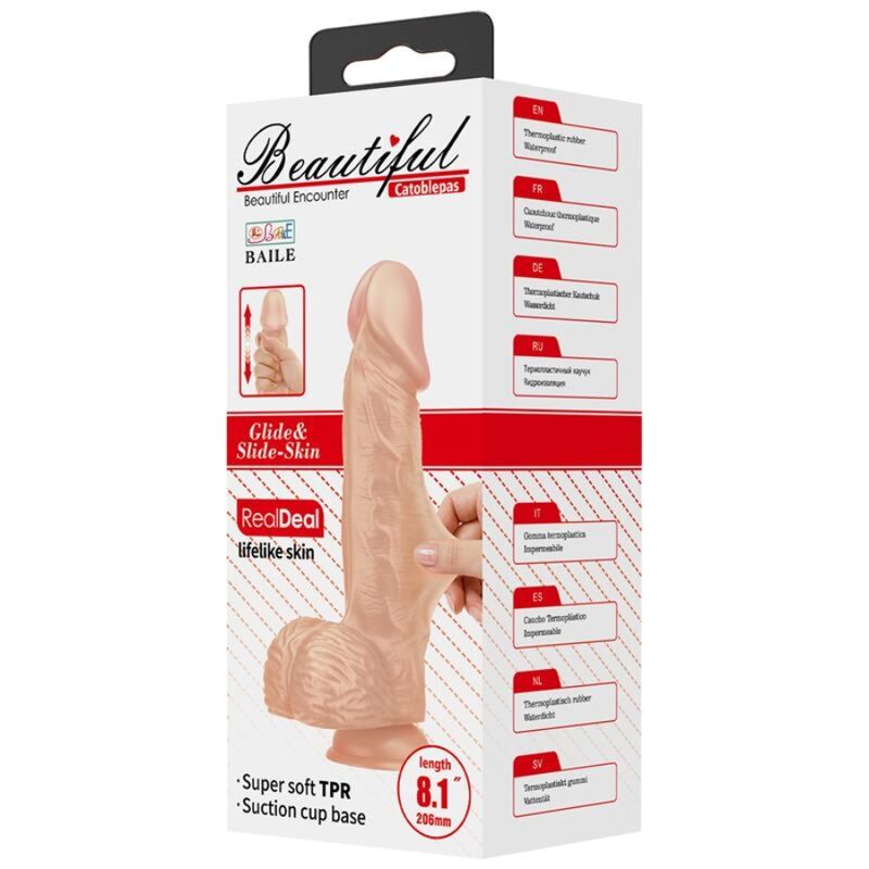 BAILE - BELLE RENCONTRE CATOBLEPAS GODE FLEXIBLE RÉALISTE 20,6 CM NATUREL