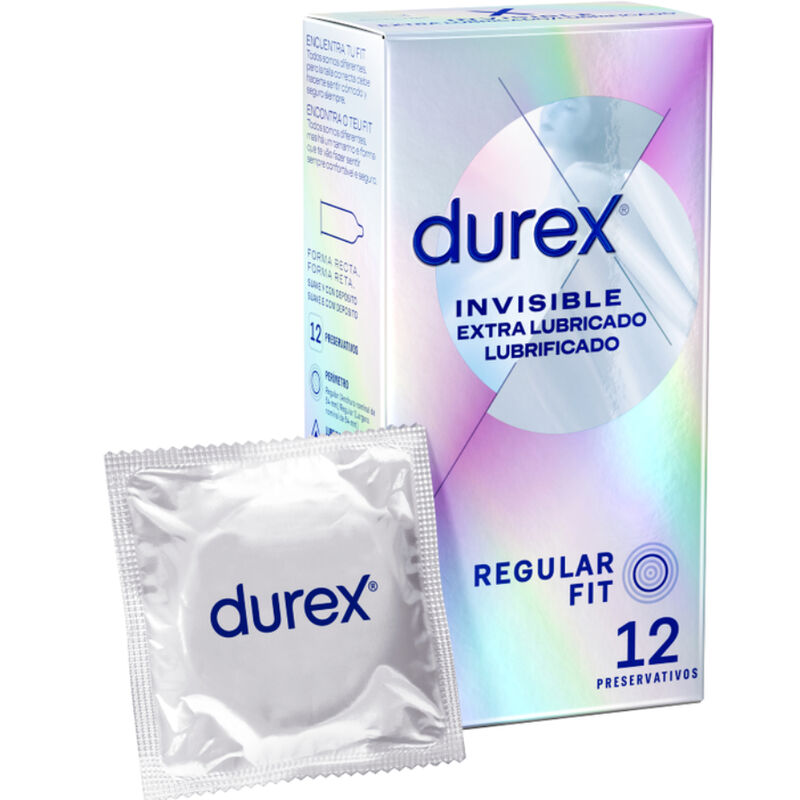 DUREX - INVISIBILE EXTRA LUBRIFICATO 12 UNITÀ