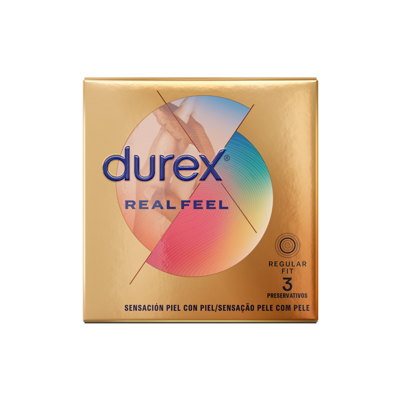 DUREX - PRESERVATIVI REAL FEEL 3 UNITÀ