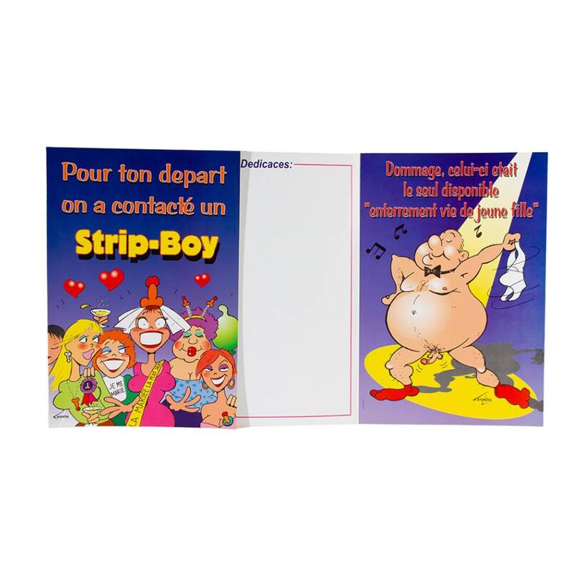 FEMARVI - STRIP BOY ADDIO CARD /FR