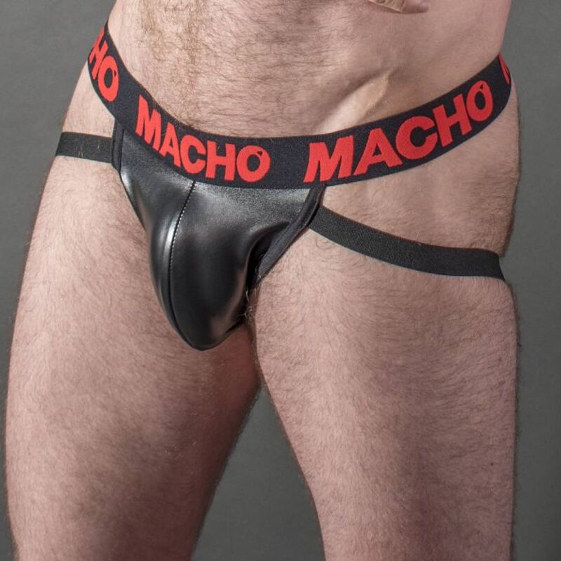 MACHO - MX25RC JOCK ROSSO PELLE S