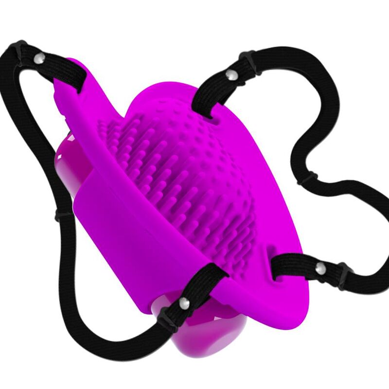 PRETTY LOVE - HEARTBEAT CLITORAL MASSAGER 10 VIBRATION MODES PURPLE