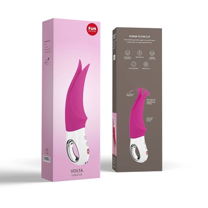 FUN FACTORY - VOLTA G5 BLACKBERRY CLITORAL VIBRATOR