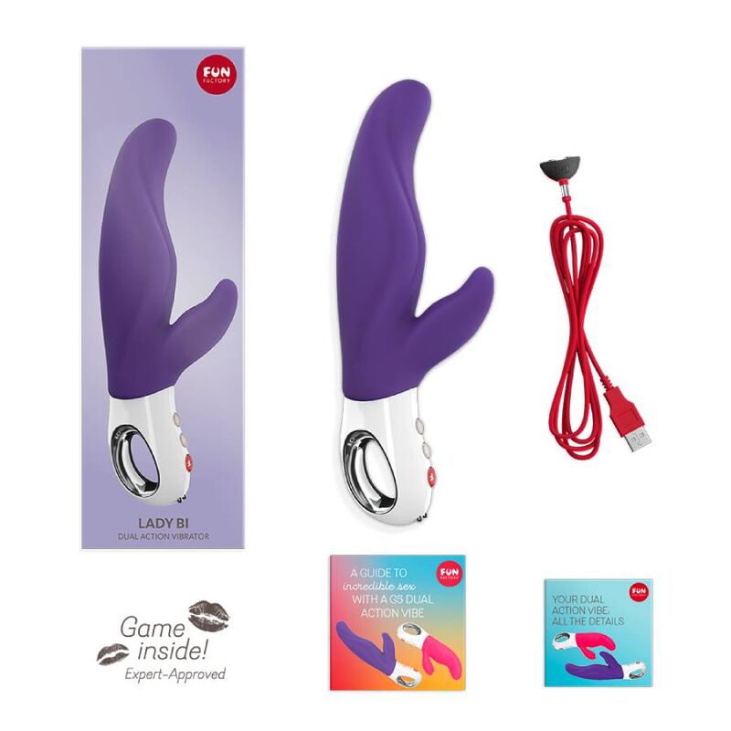 FUN FACTORY - LADY BI DUAL VIBRATORE VIOLA