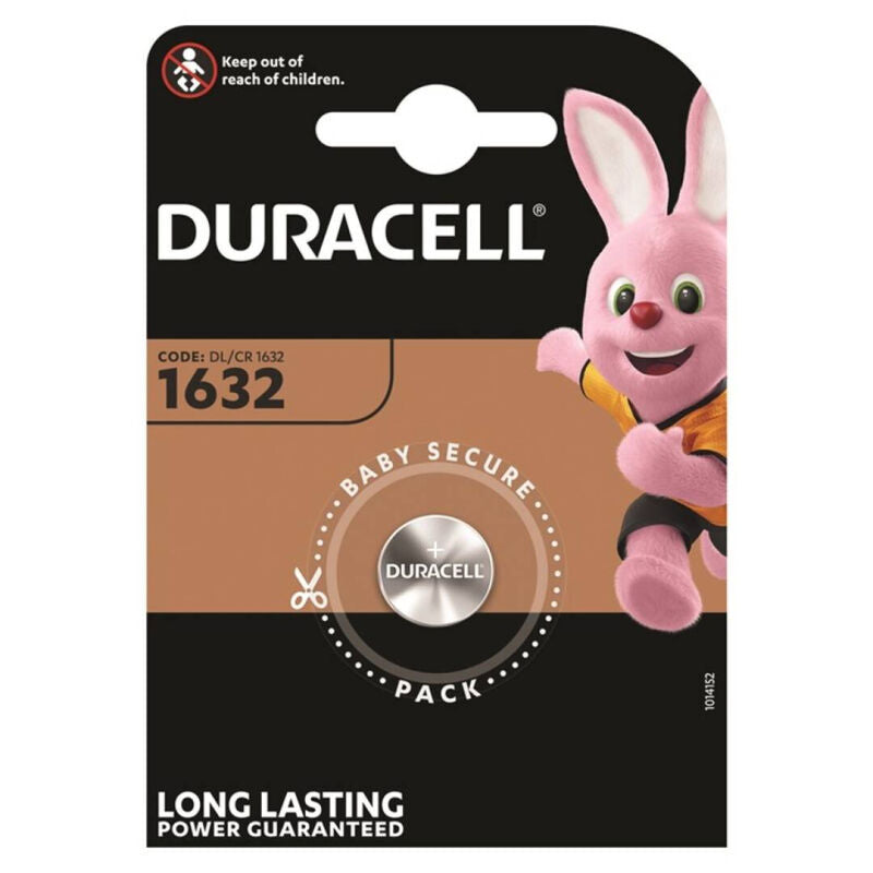 DURACELL - LITHIUM BUTTON BATTERY CR1632 3V 1 UNIT