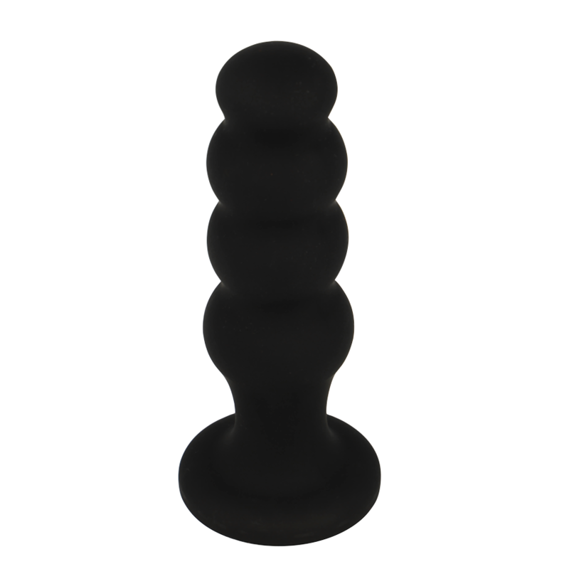 BLACK&amp;SILVER - BLACK SCOTT PREMIUM SILICONE ANAL PLUG