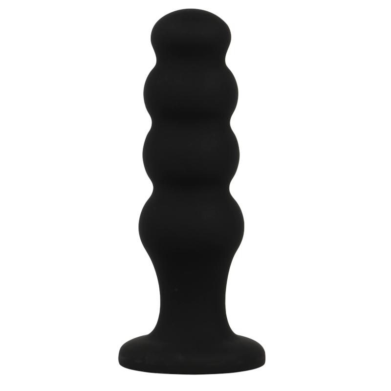 BLACK&amp;SILVER - BLACK SCOTT PREMIUM SILICONE ANAL PLUG