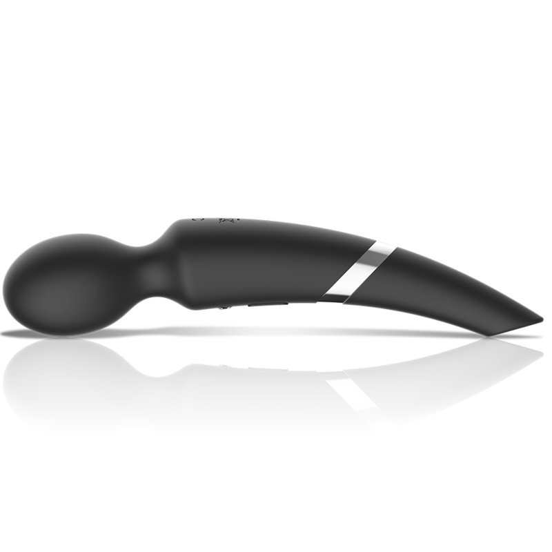 BLACK&amp;SILVER - MASSEUR ET ASPIRATION RECHARGEABLE EN SILICONE BECK BLACK