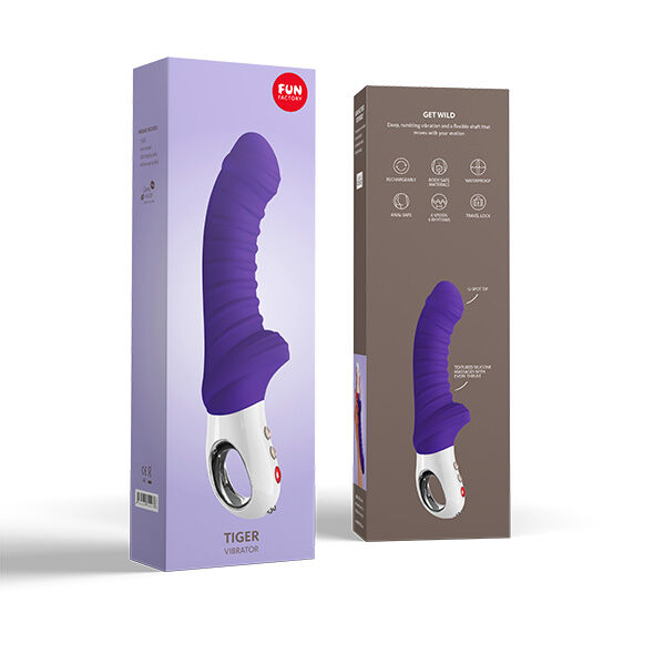 FUN FACTORY - VIBRATOR TIGER G5 PURPLE