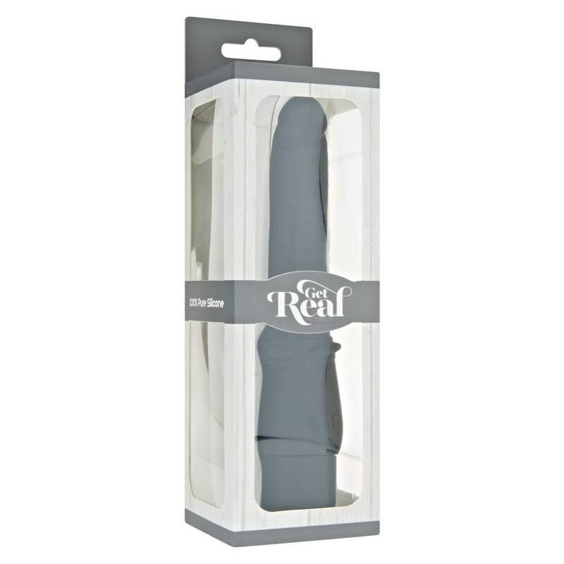 GET REAL - CLASSIC SMOOTH BLACK VIBRATOR