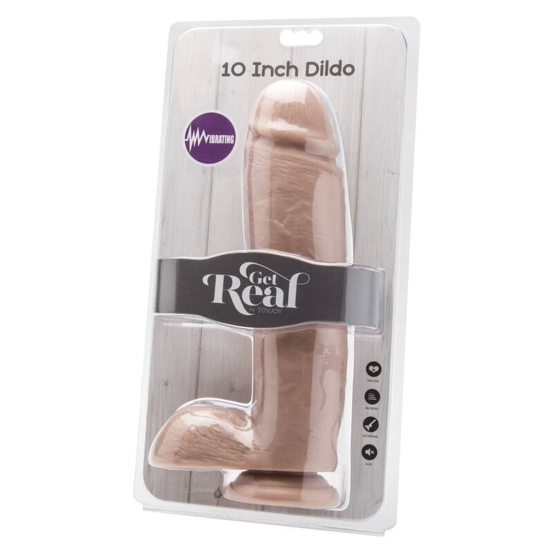 GET REAL - GODE 25,5 CM AVEC VIBRATEUR À BILLE