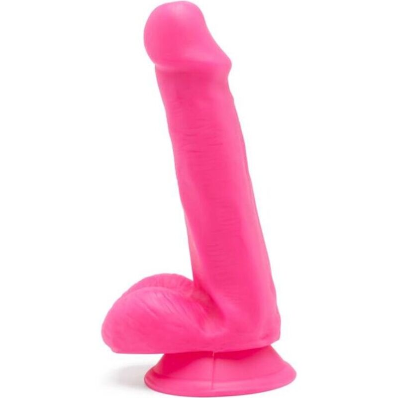 GET REAL - GODE HAPPY DICKS 12 CM BOULES ROSE