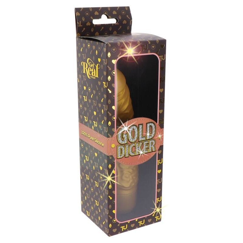 GET REAL - ORIGINAL GOLD DICKER GOLD VIBRATOR