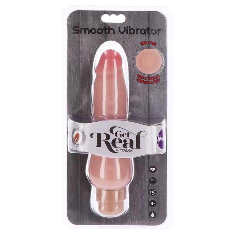 GET REAL - SMOOTH DUAL DENSITY VIBRATING SKIN