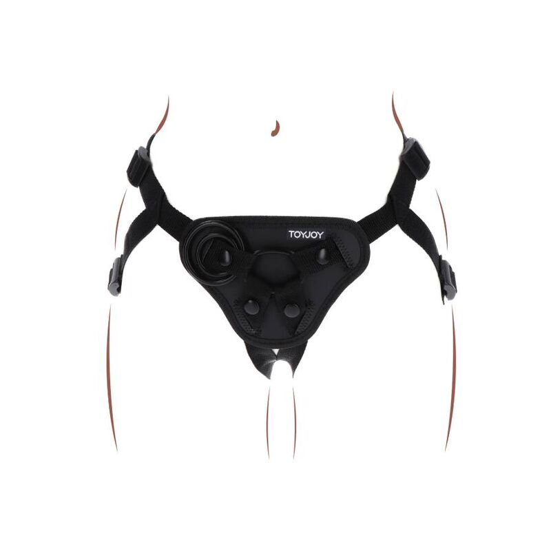 GET REAL - BLACK STRAP HARNESS