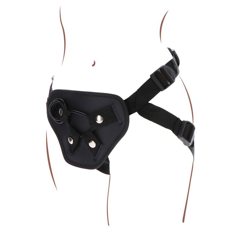 GET REAL - DELUXE HARNESS WITH BLACK STRAP