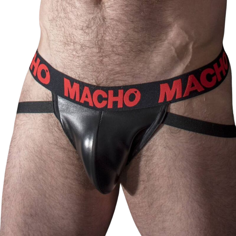 MACHO - MX25RC JOCK ROSSO PELLE S