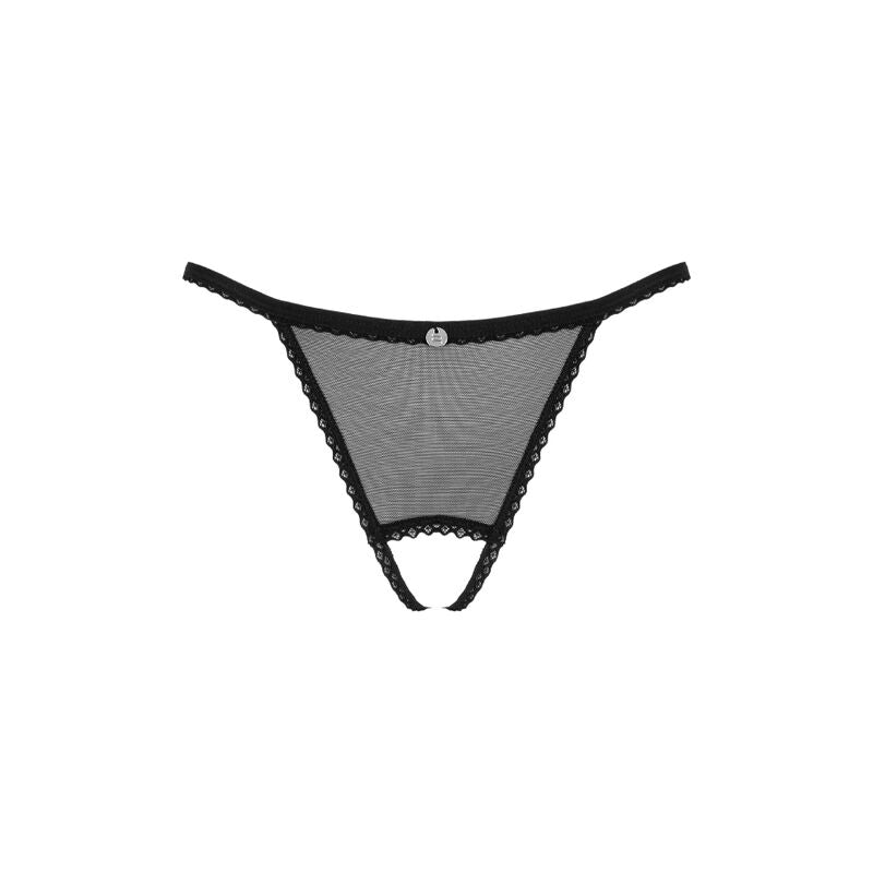 OBSESSIVE - String sans entrejambe CELIA NOIR XS/S