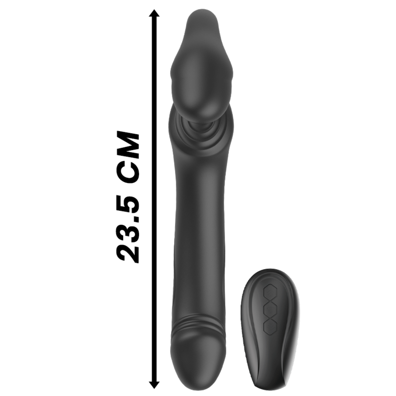 IBIZA - STRAPLESS VIBRATOR WITH REMOTE CONTROL BUTTON