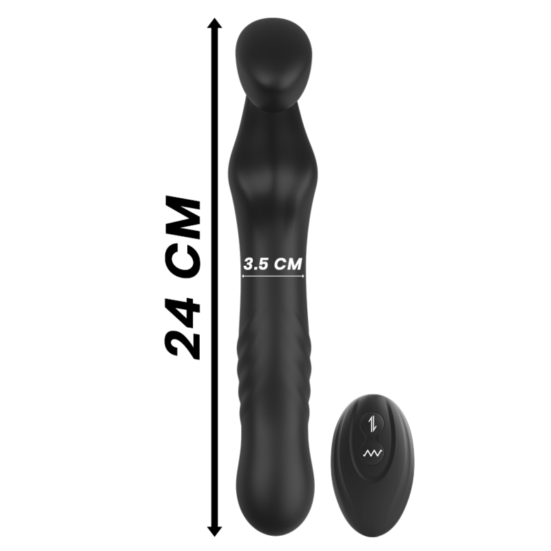 IBIZA - STRAPLESS VIBRATOR WITH REMOTE CONTROL