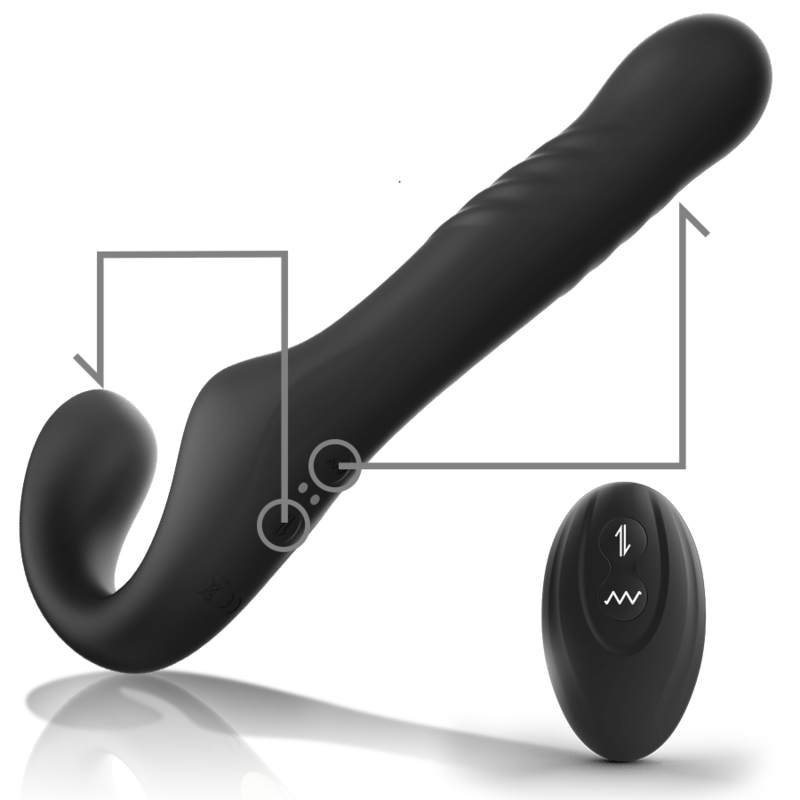 IBIZA - STRAPLESS VIBRATOR WITH REMOTE CONTROL