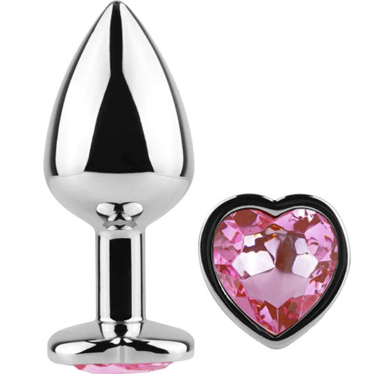 SECRETPLAY - FUCHSIA HEART METAL CAP SMALL SIZE 7 CM