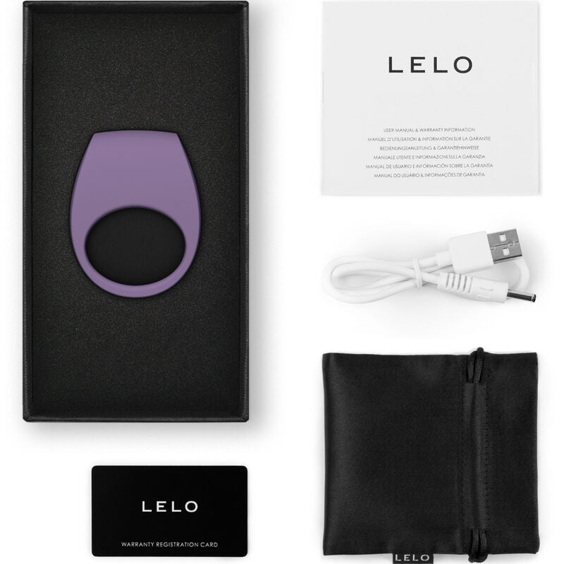 LELO - TOR 3 VIBRATING RING PURPLE