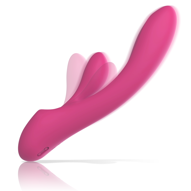 INTENSE - LUIGI RABBIT VIBRATOR LIQUID SILICONE PINK