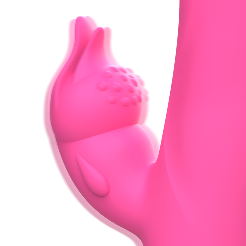 INTENSE - VIBRATEUR EN SILICONE ROSE JULIO LAPIN