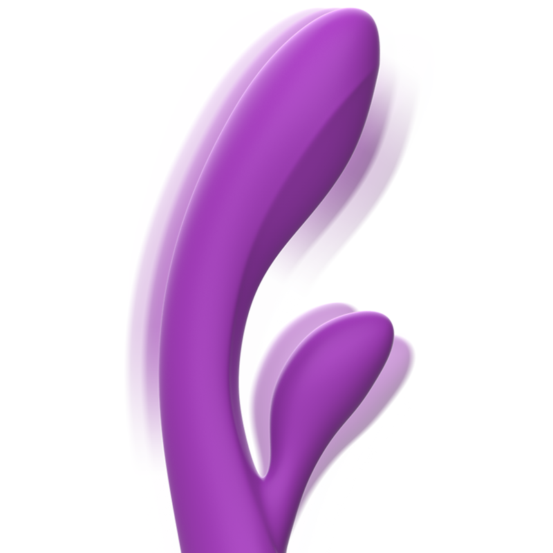 INTENSE - LUIGI RABBIT VIBRATOR LIQUID SILICONE PURPLE