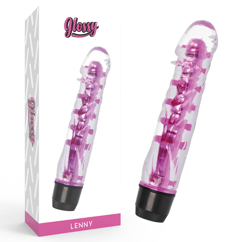 GLOSSY - LENNY PINK VIBRATOR