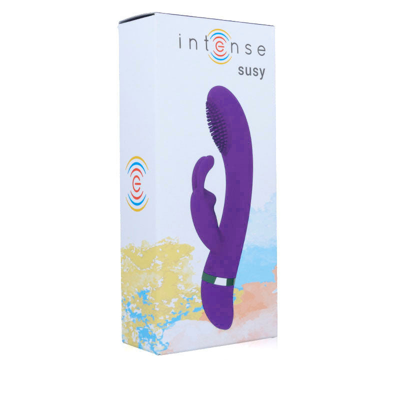 INTENSE - VIBRATEUR OSCILLANT EN SILICONE RABBIT LILAS SUSY