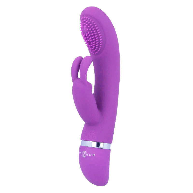 INTENSE - VIBRATEUR OSCILLANT EN SILICONE RABBIT LILAS SUSY