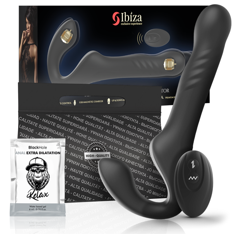 IBIZA - STRAPLESS VIBRATOR WITH REMOTE CONTROL