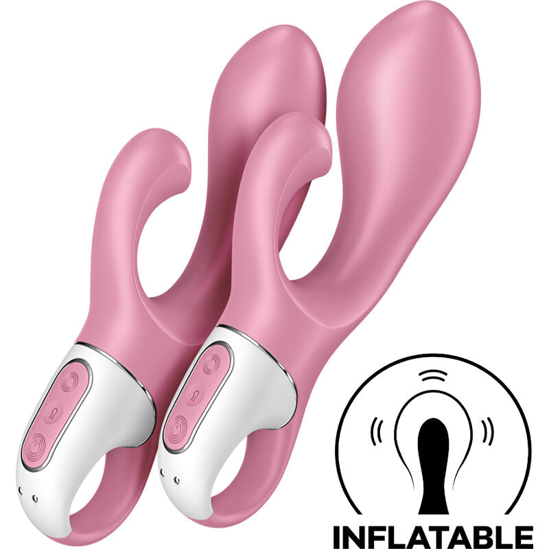 SATISFYER - POMPE À AIR BUNNY 2 ROSE