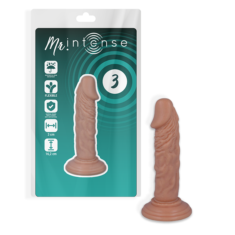 MR INTENSE - 3 PÉNIS RÉALISTES 16,2 CM -OU- 3 CM