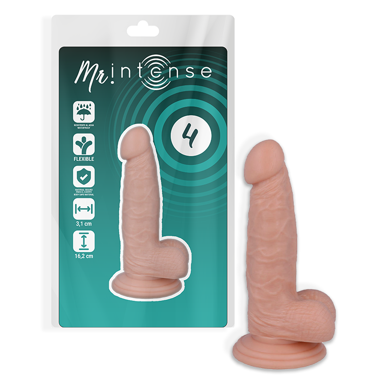 MR INTENSE - 4 PÉNIS RÉALISTES 16,2 CM -OU- 3,1 CM