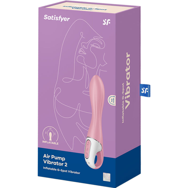 SATISFYER - POMPE A AIR VIBRATEUR 2 ROSE