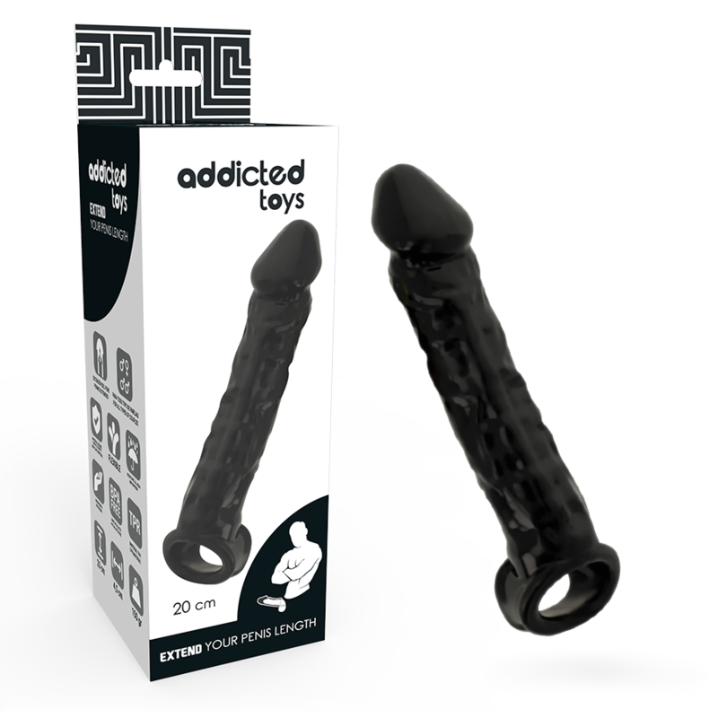 ADDICTED TOYS - BLACK DONG EXTENSION