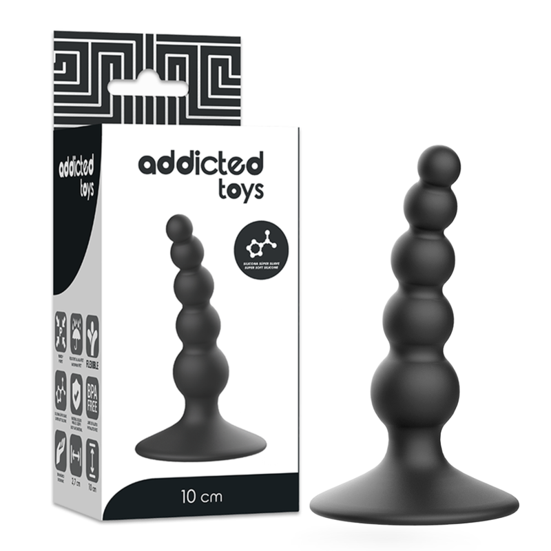 ADDICTED TOYS - PLUG SESSUALE ANALE 10 CM NERO