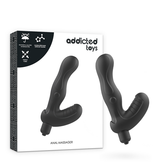 ADDICTED TOYS - STIMULATEUR DE PROSTATE ANAL P-SPOT VIBE EN SILICONE