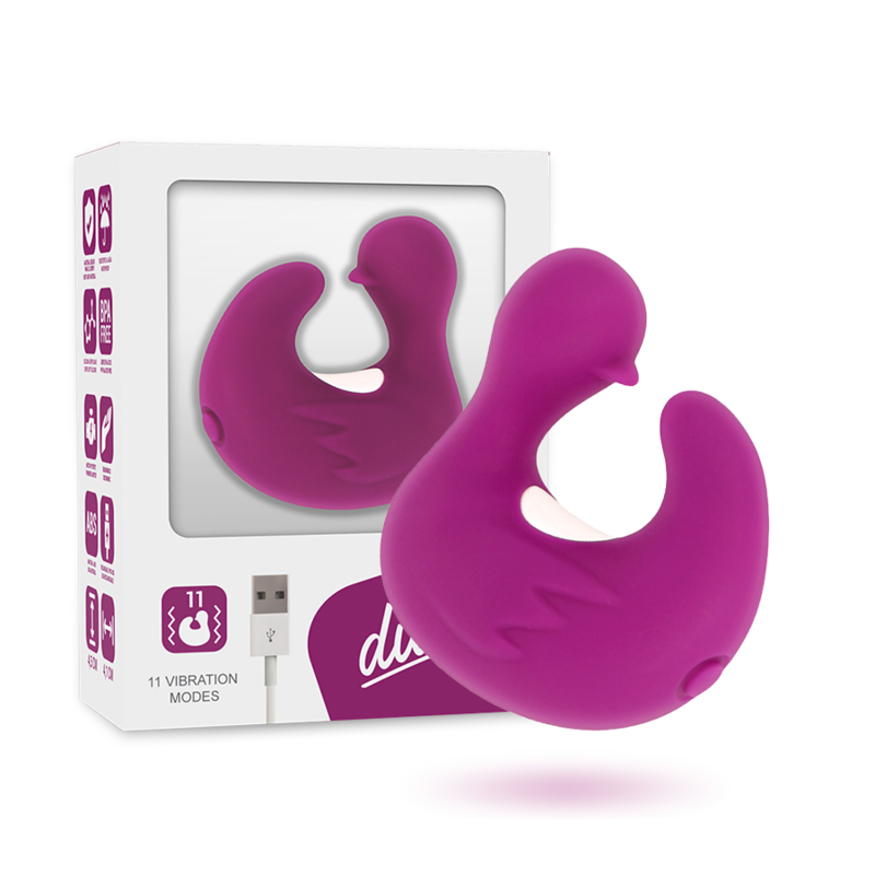 COVERME - DUCKYMANIA RECHARGEABLE STIMULATING SILICONE DUCK THIMBLE