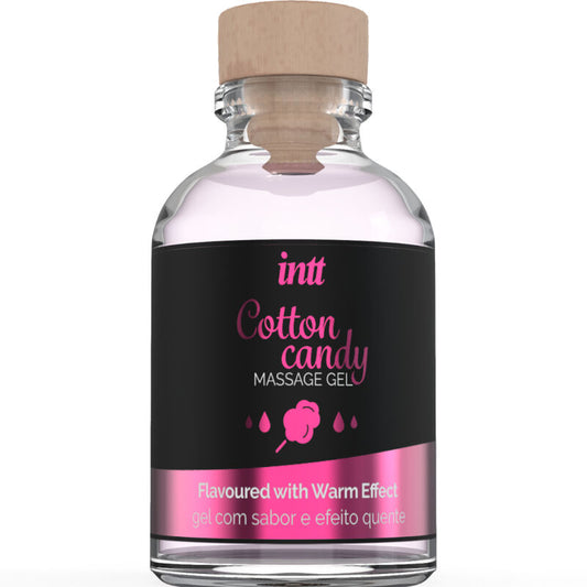 INTT MASSAGE &amp; ORAL SEX - CANDY COTTON FLAVOURED MASSAGE GEL WITH WARMING EFFECT