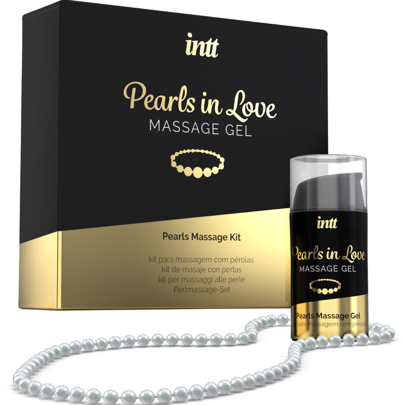 INTT MASSAGE & ORAL SEX - PERLE INNAMORATE CON COLLANA DI PERLE E GEL DI SILICONE